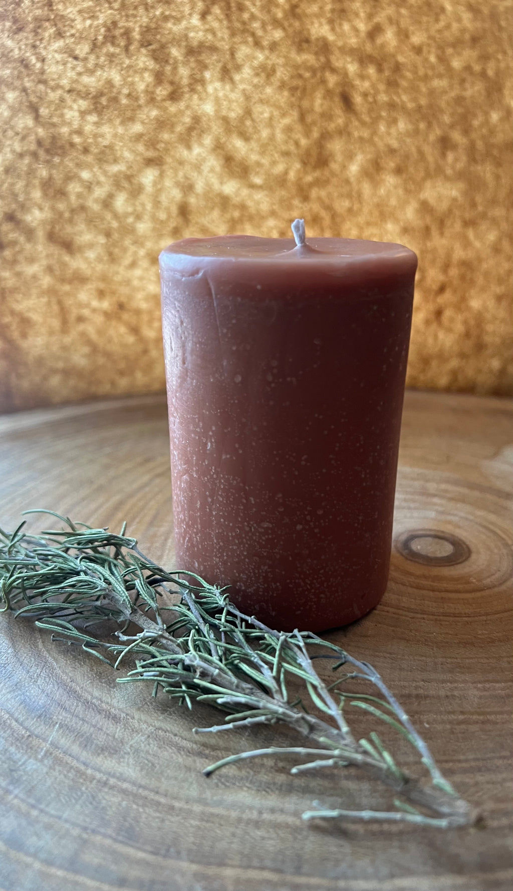 Terracotta Beeswax Hearth Candle