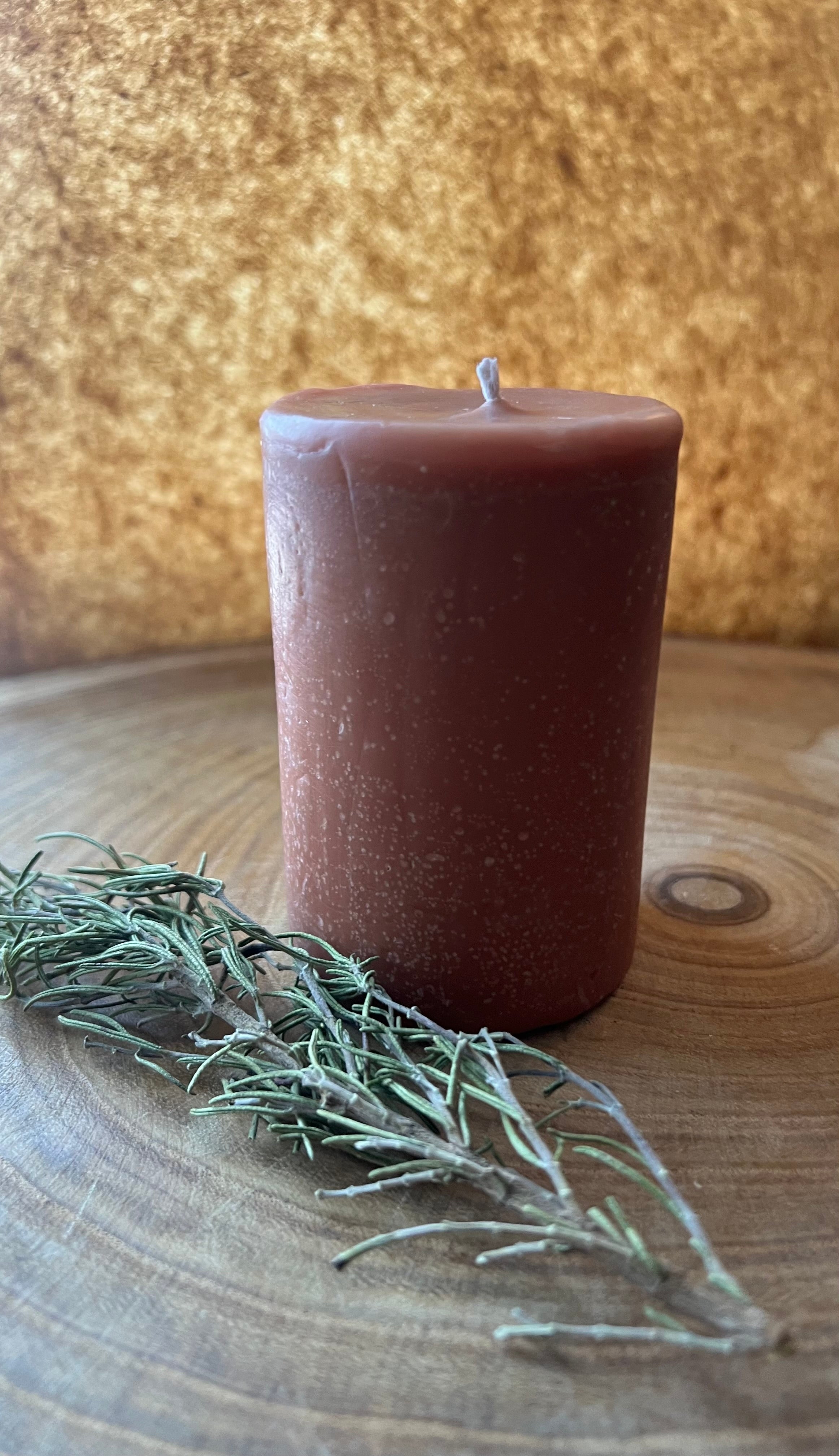 Terracotta Beeswax Hearth Candle