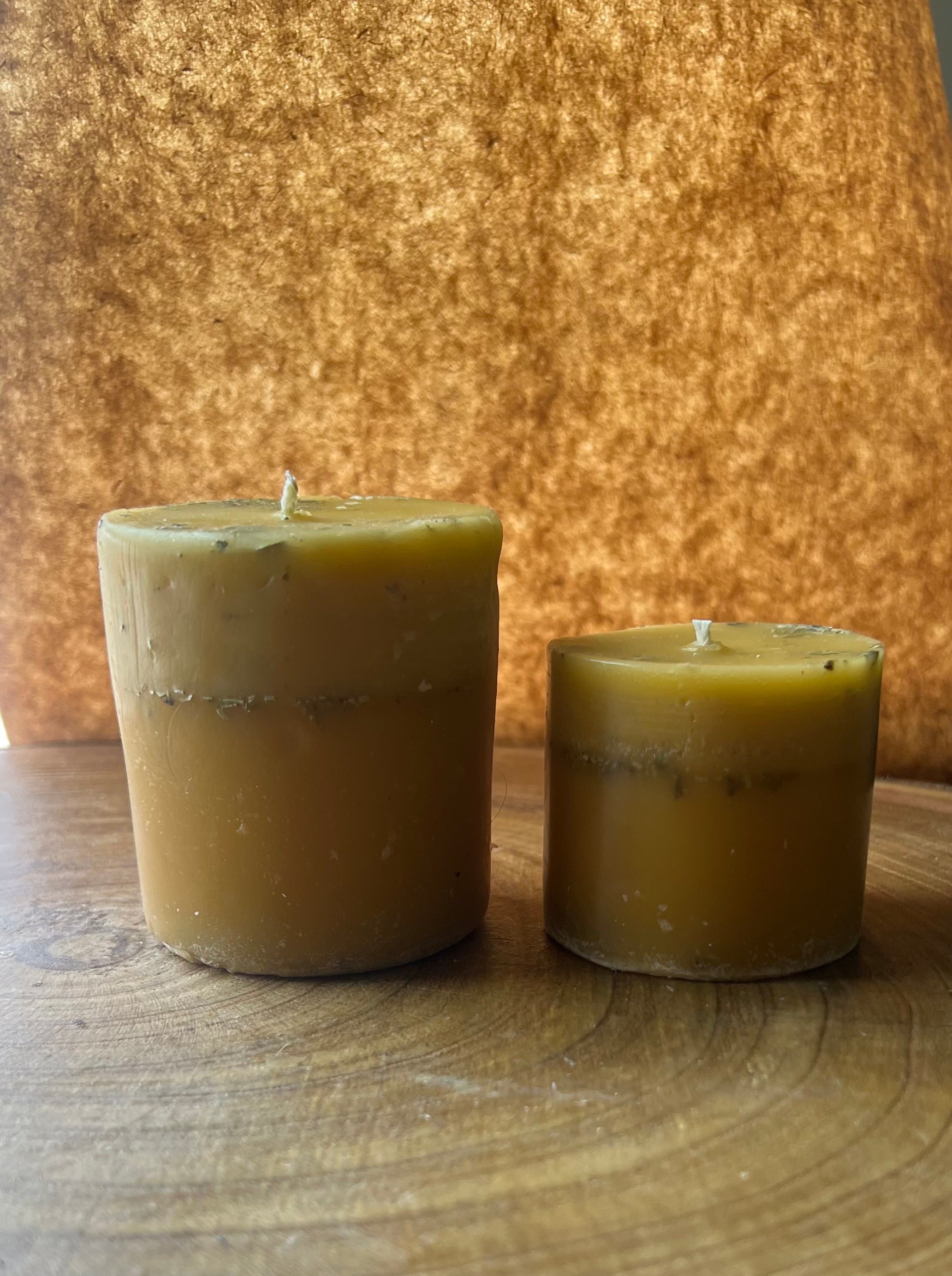Beeswax Pillar Candle – Hand-Poured Hearth Candle | The Hearth & Provision