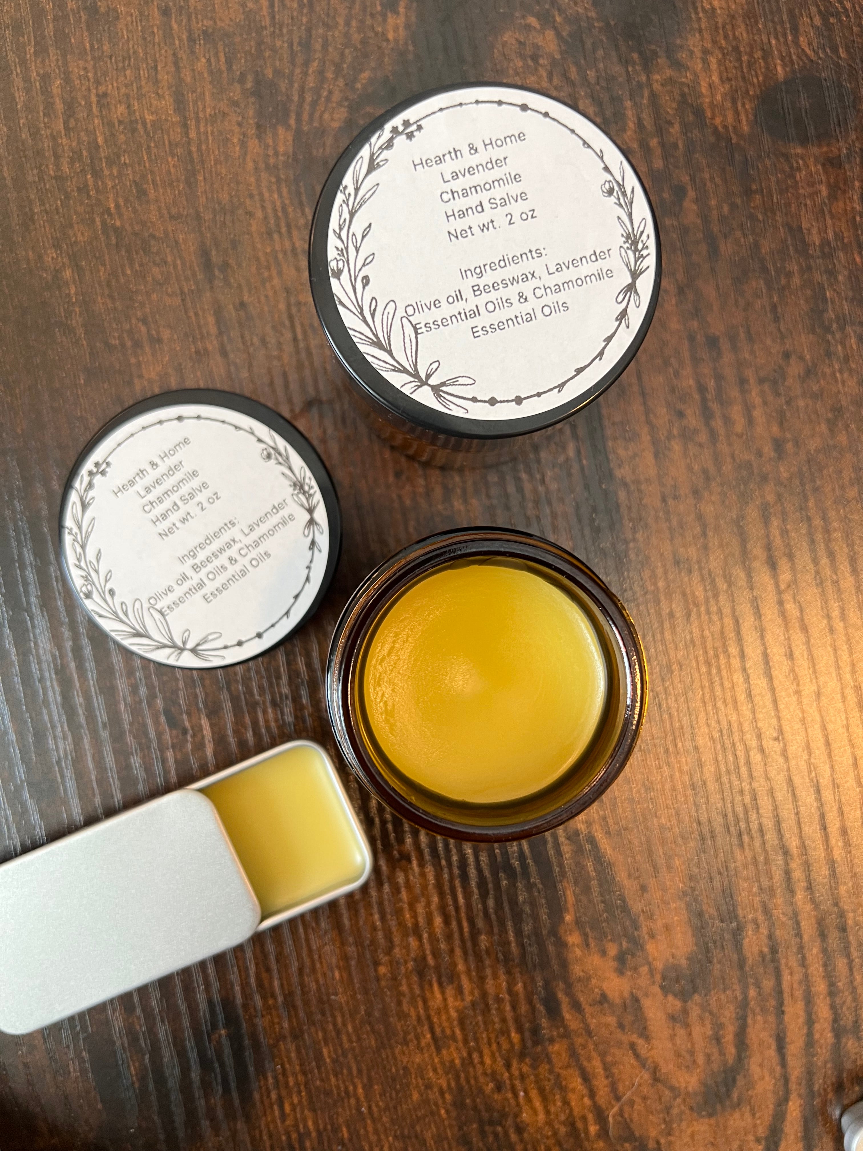 Hearth Care Pair — Lip Balm & Hand Salve