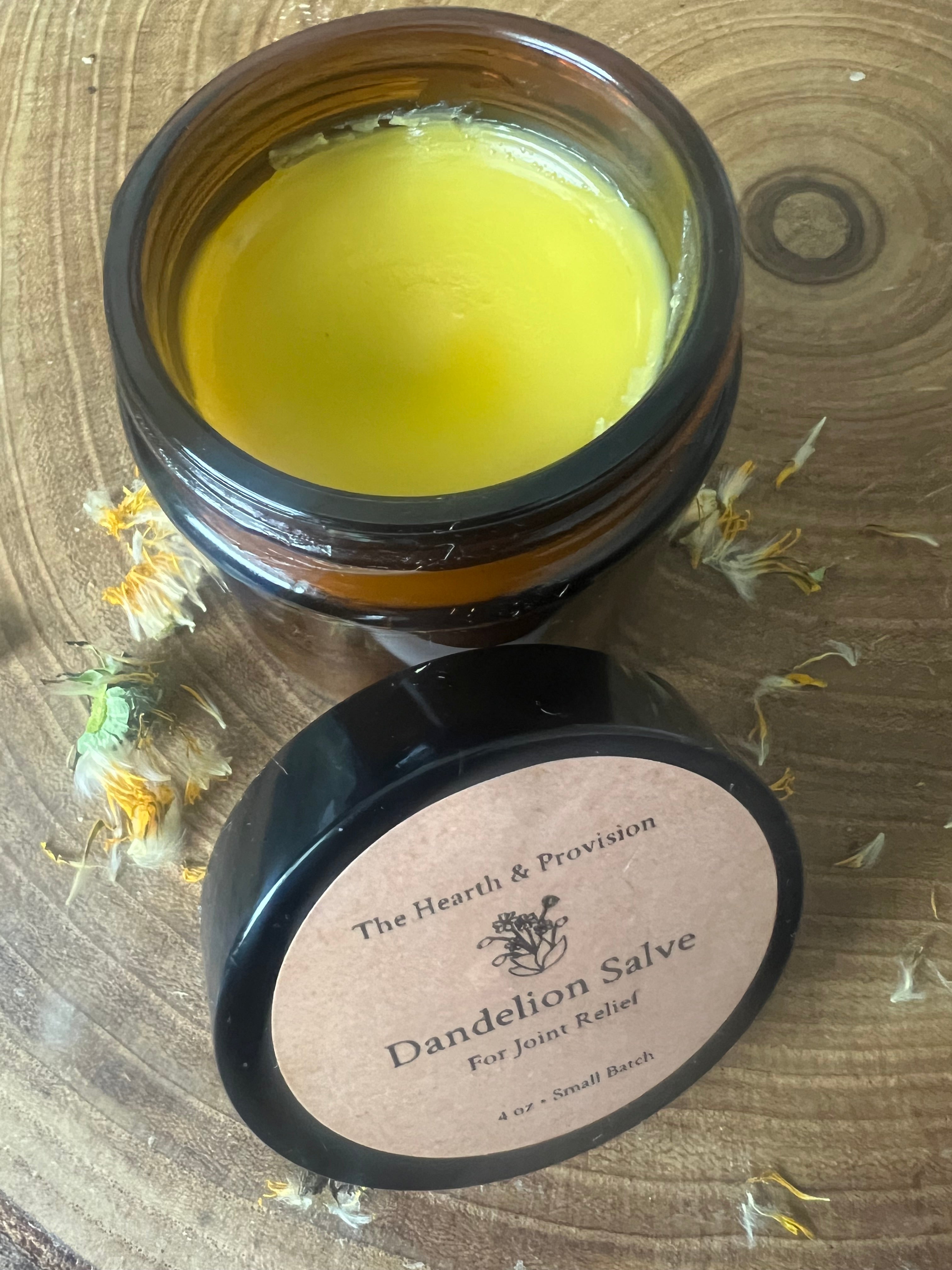Dandelion Salve for Joint & Muscle Relief | Herbal Balm | Small Batch Apothecary | 4 oz
Untitled Mar22_12:30