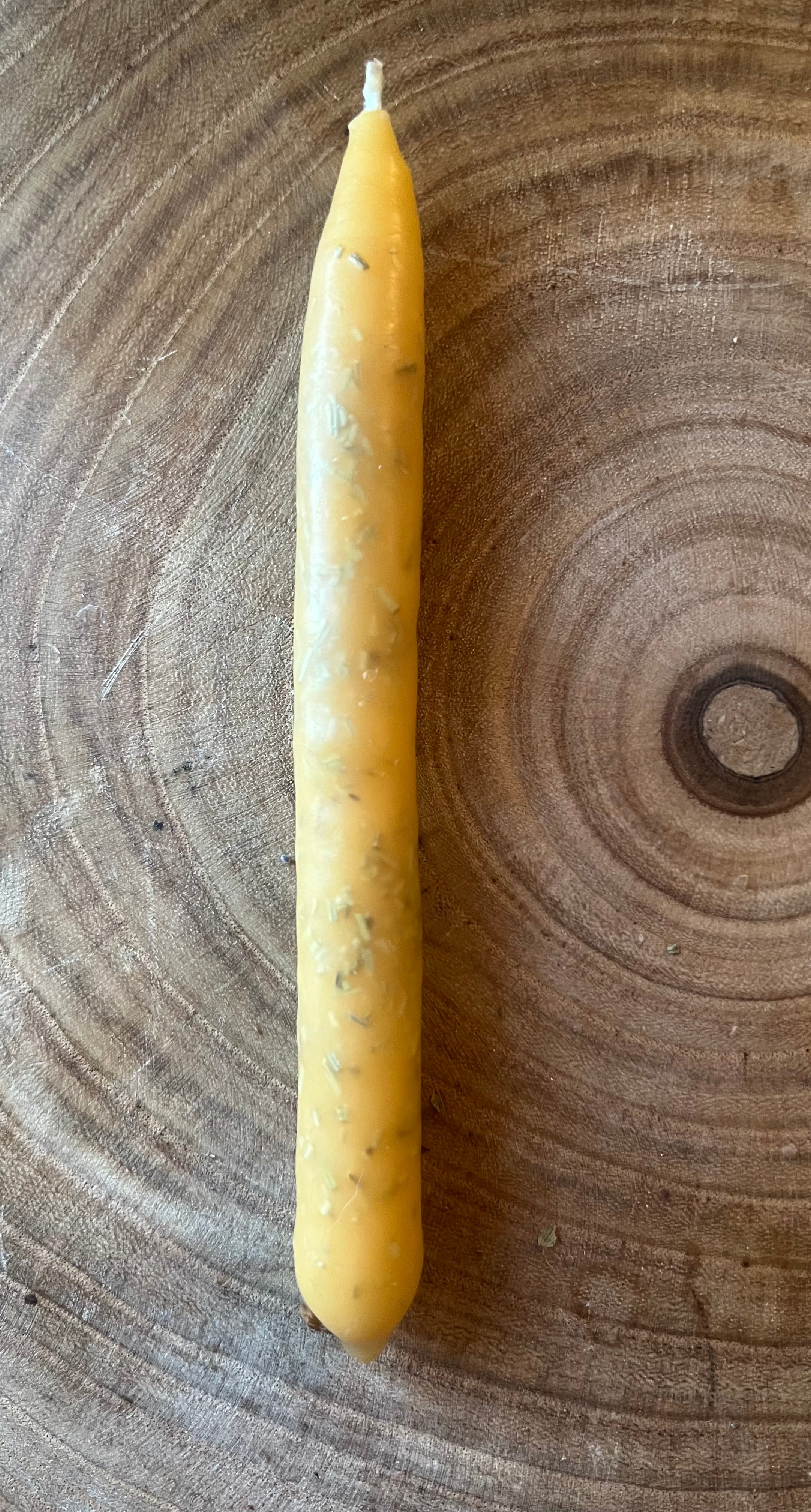 Herbal Beeswax Candle