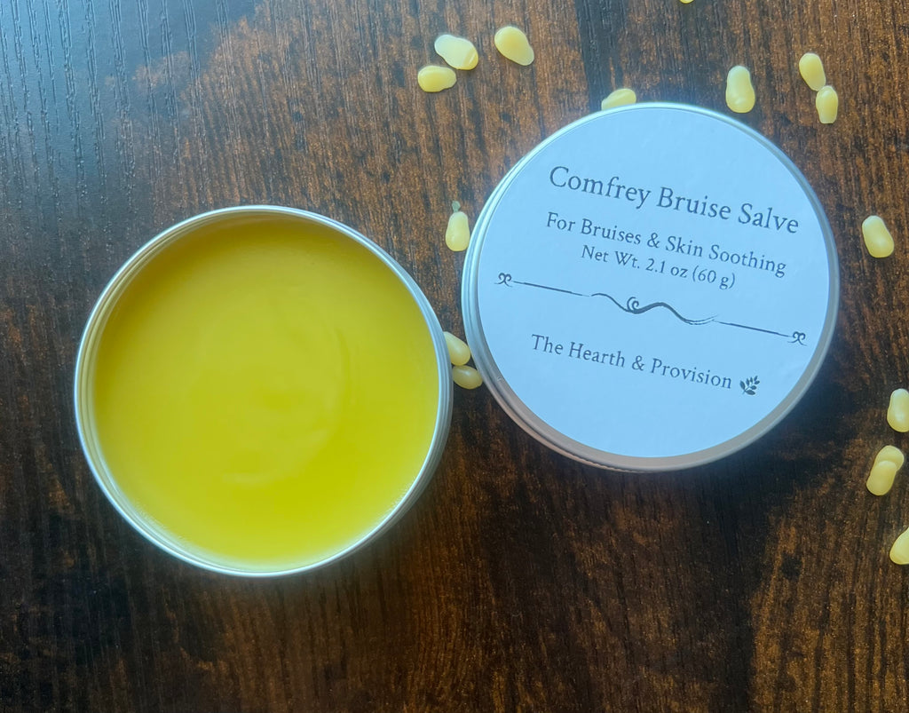Comfrey Bruise Salve – Herbal Skin Balm for Bruises & Sore Muscles