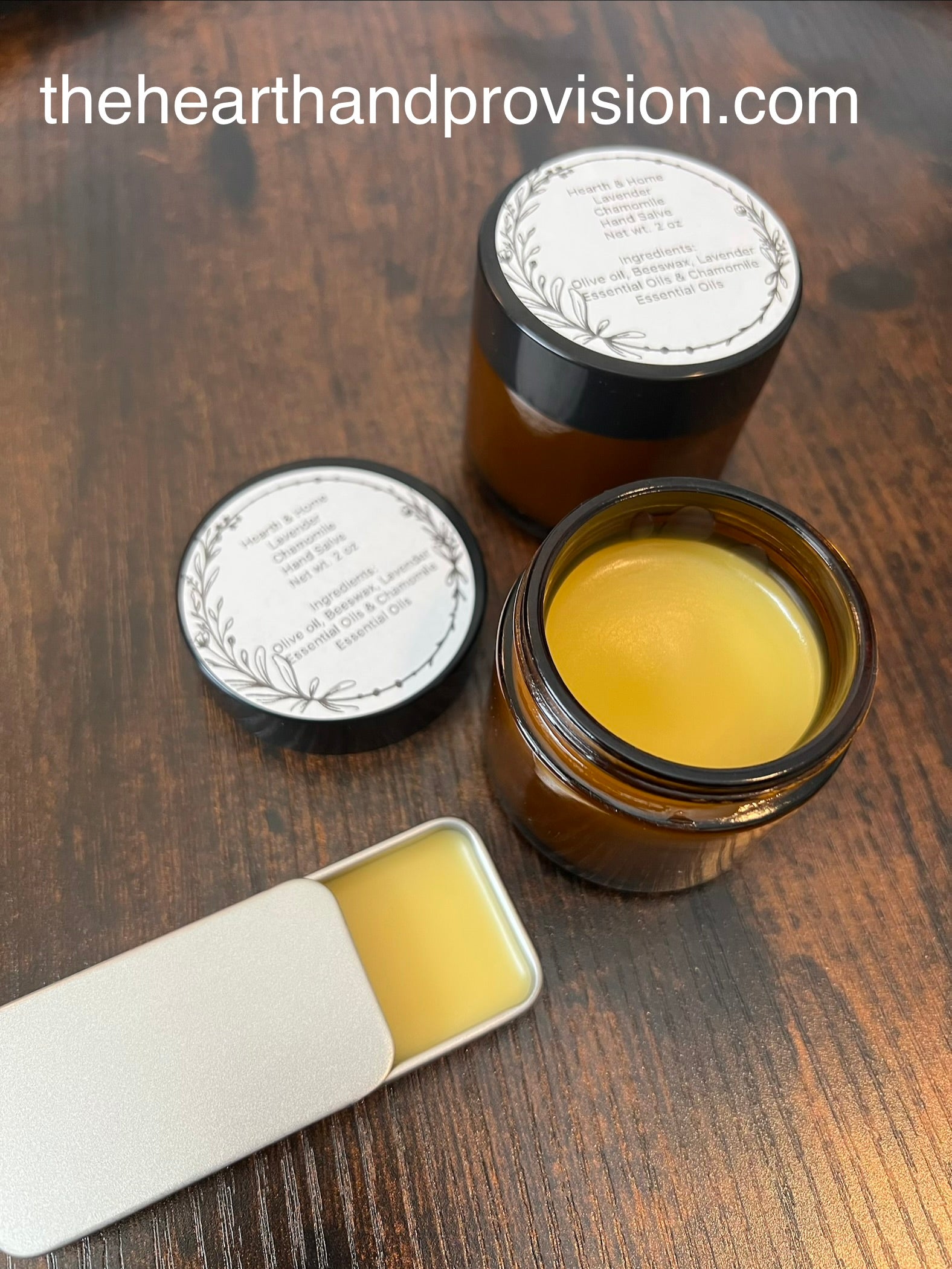 Hearth Care Pair — Lip Balm & Hand Salve