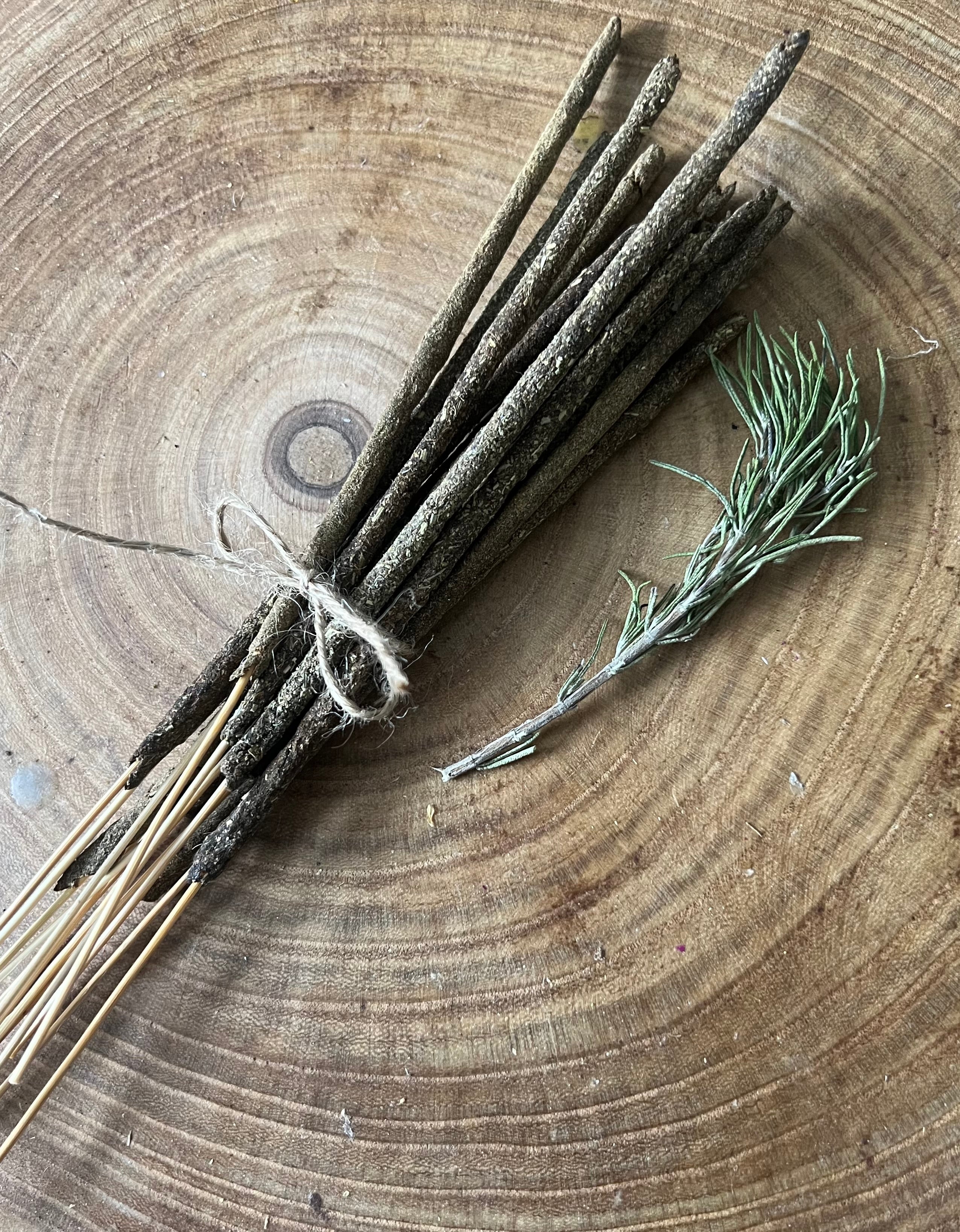 Quiet Hour Incense – Hand Rolled Calming Blend (15 Sticks)