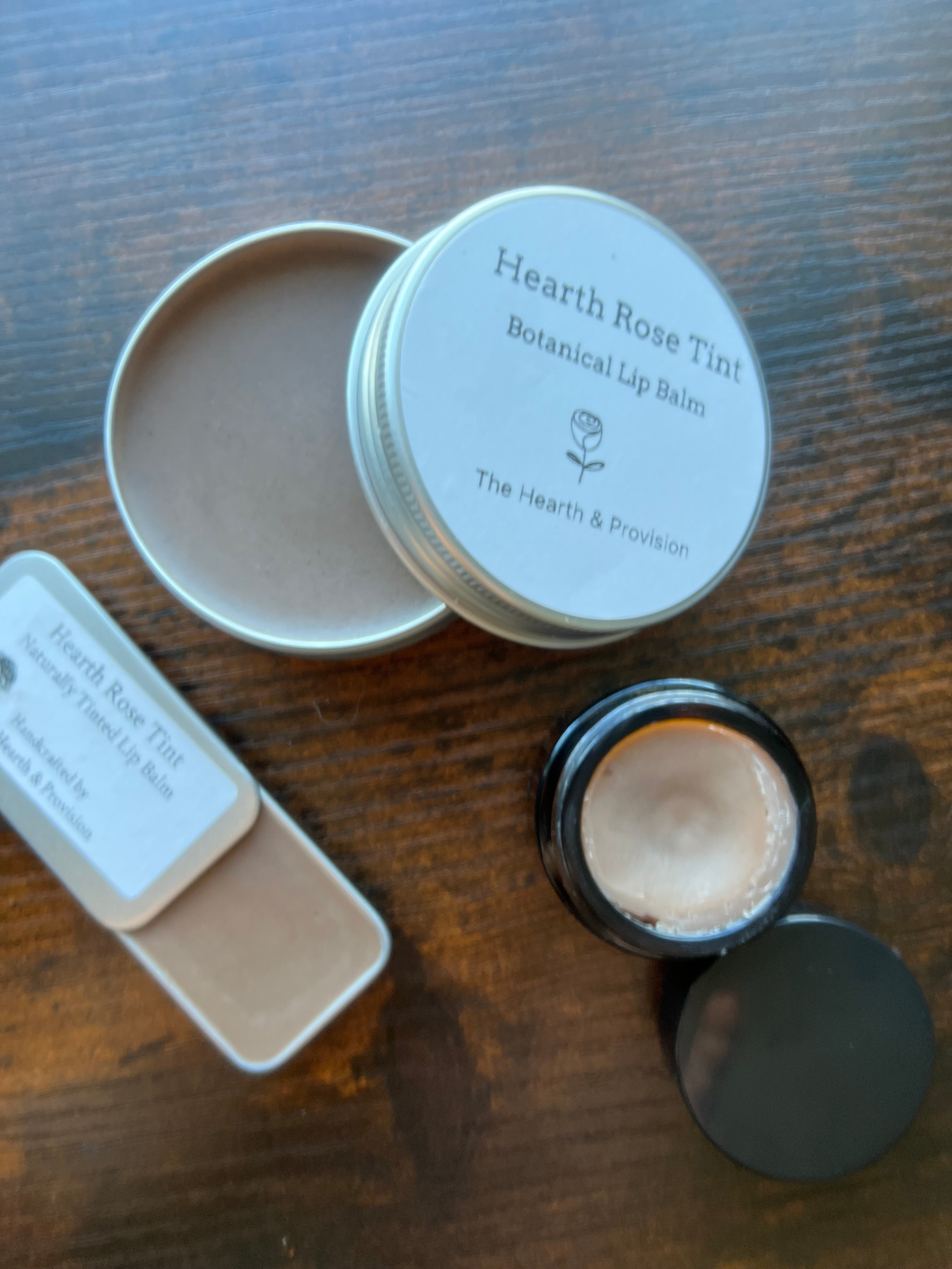 Hearth Rose Tint – Botanical Lip Balm & Multi-Use Balm | Alkanet-Infused Beeswax