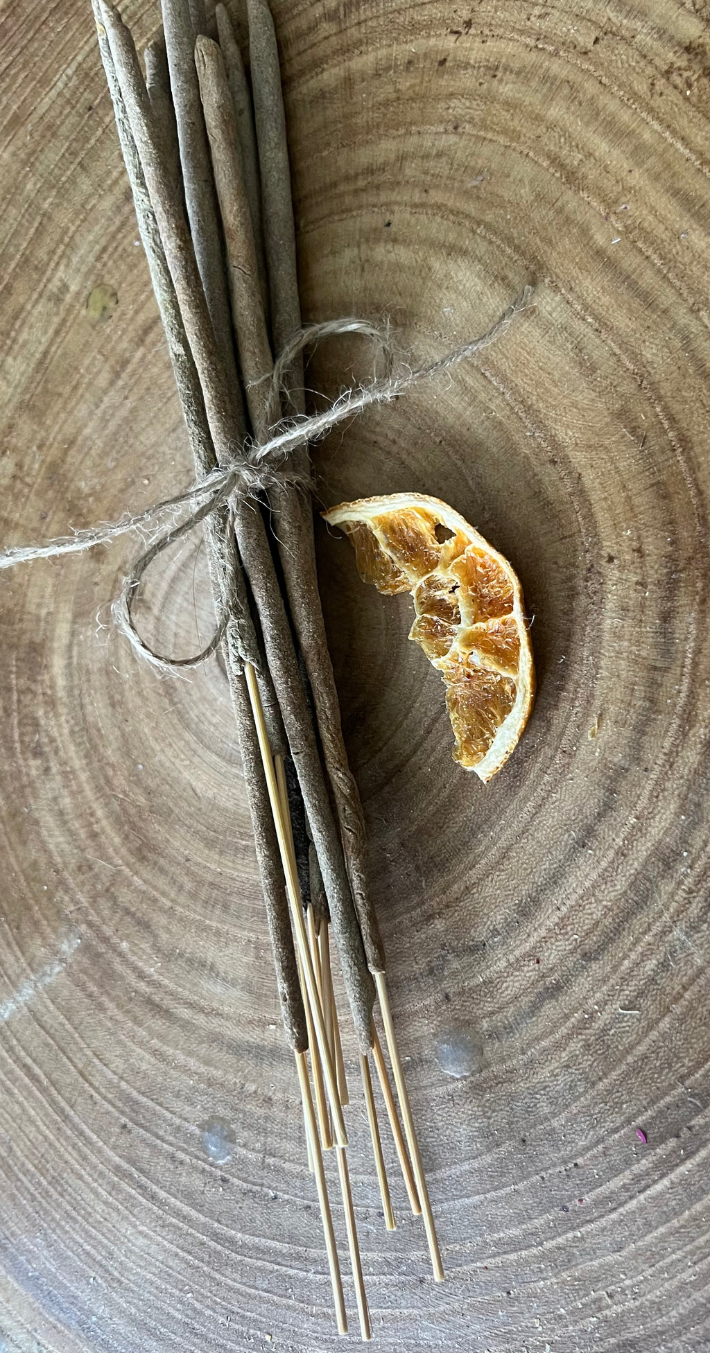 Florida Citrus Incense – Uplifting Hand Rolled Blend (10 Sticks)