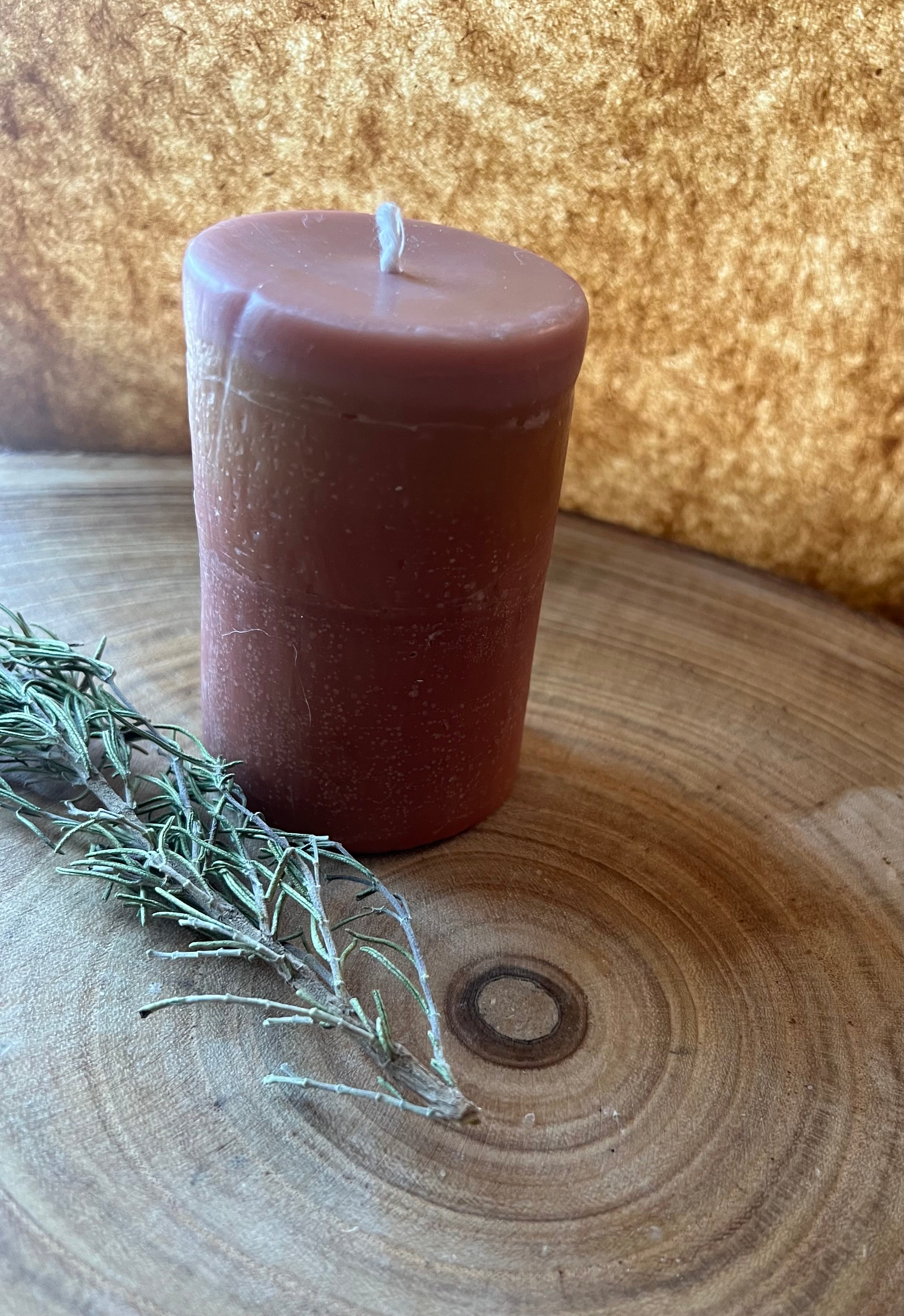 Terracotta Beeswax Hearth Candle