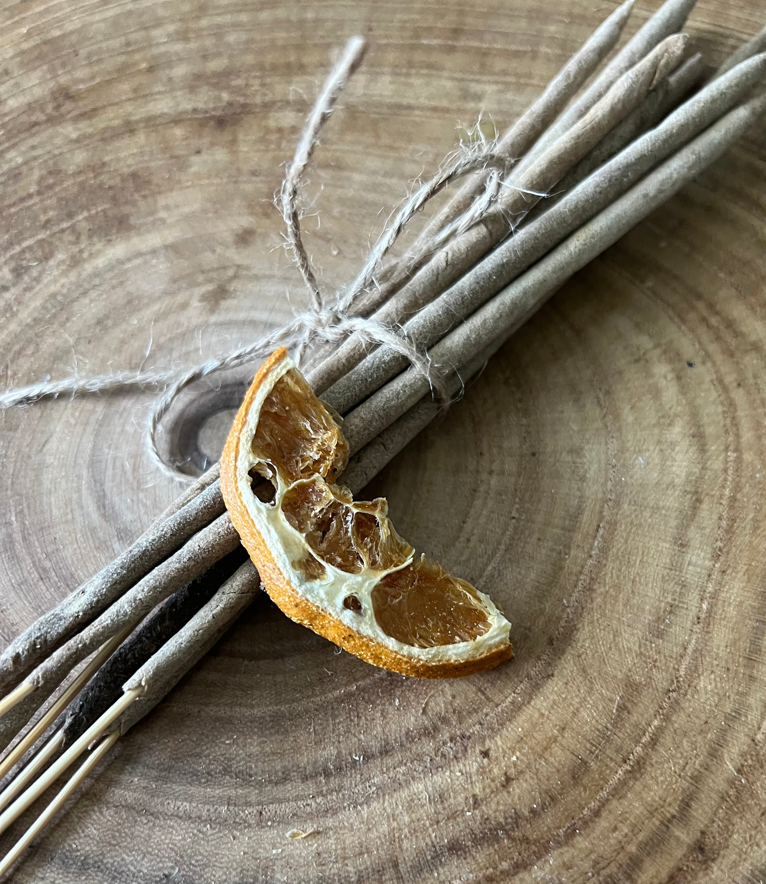 Florida Citrus Incense – Uplifting Hand Rolled Blend (10 Sticks)