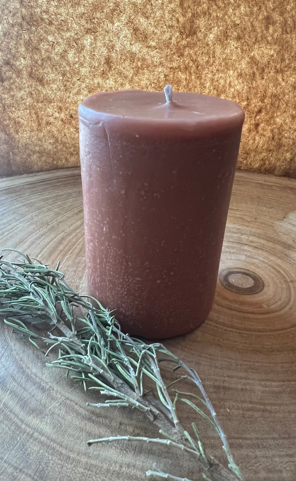 Terracotta Beeswax Hearth Candle
