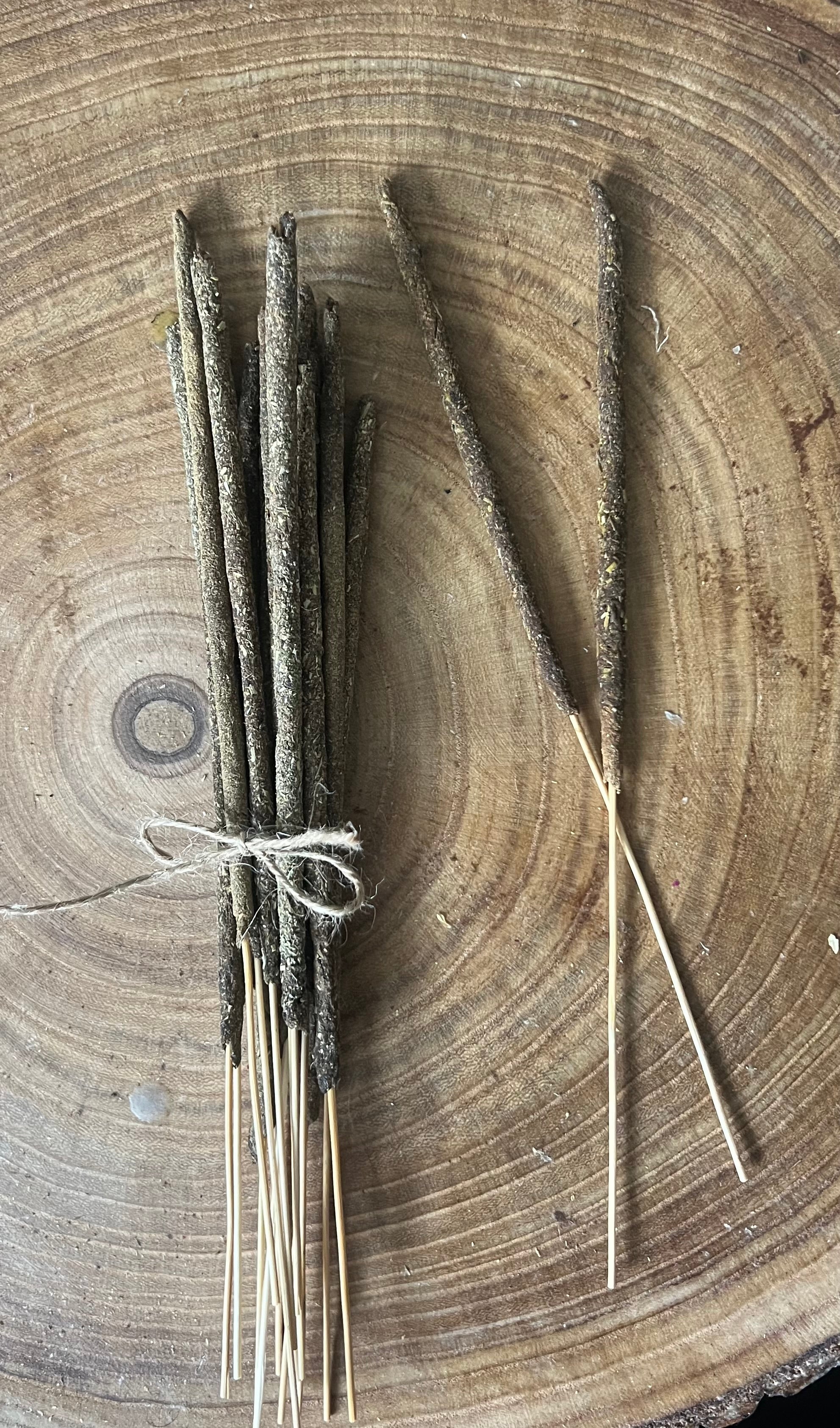 Quiet Hour Incense – Hand Rolled Calming Blend (15 Sticks)