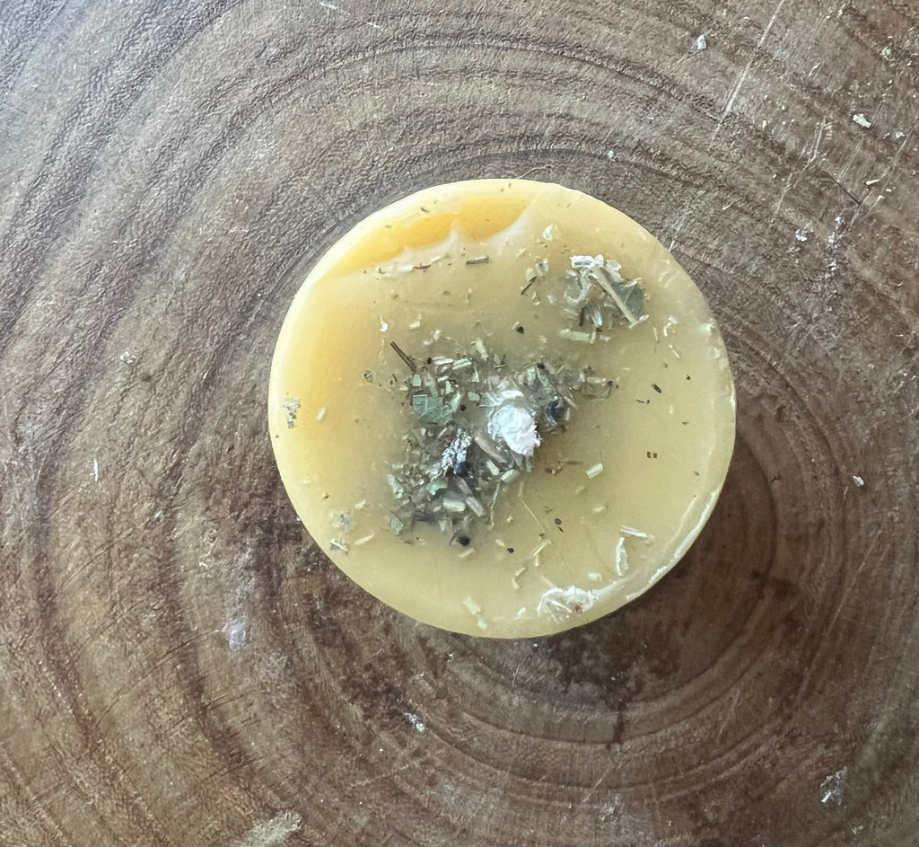 The Hearth Guard — Protective Beeswax Pillar Candle | Home Protection Candle | Handmade Apothecary Candle