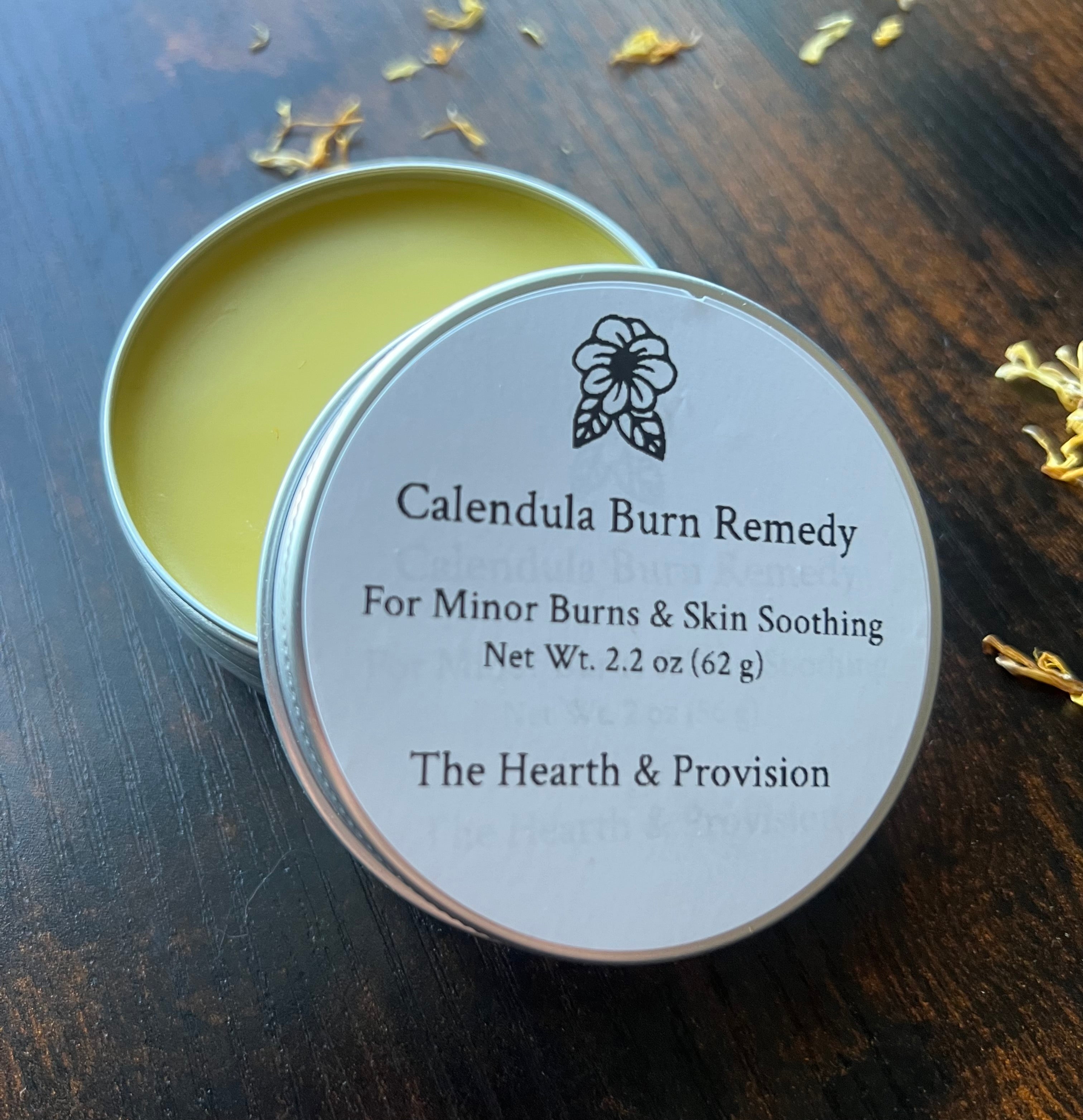 Calendula Burn Remedy – Herbal Skin Salve for Minor Burns & Irritated Skin