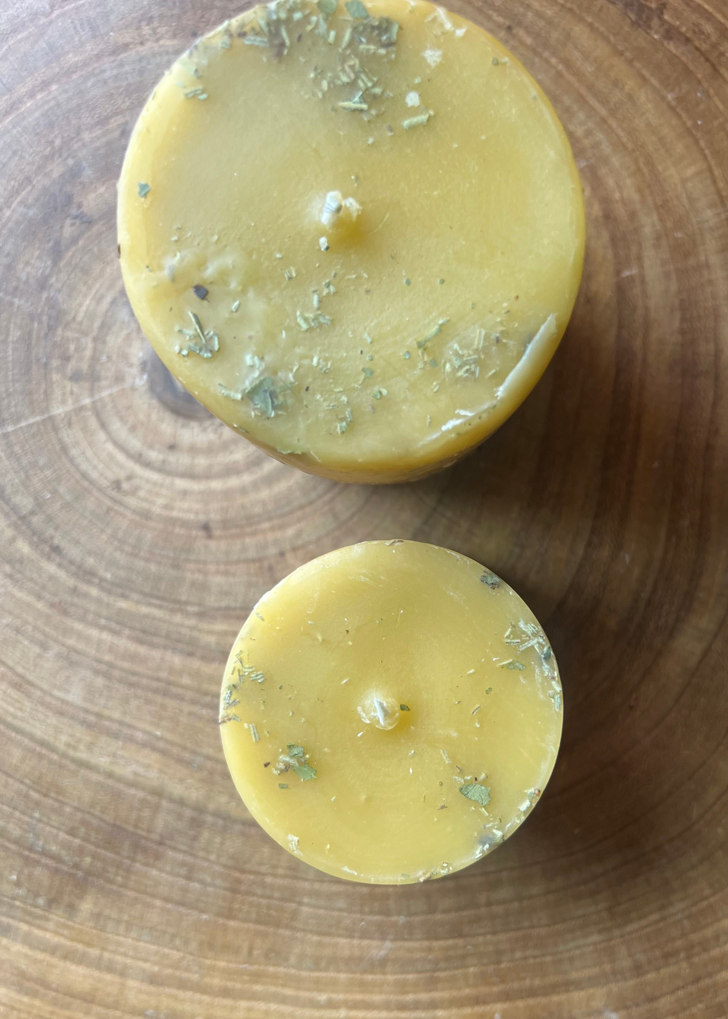Beeswax Pillar Candle – Hand-Poured Hearth Candle | The Hearth & Provision