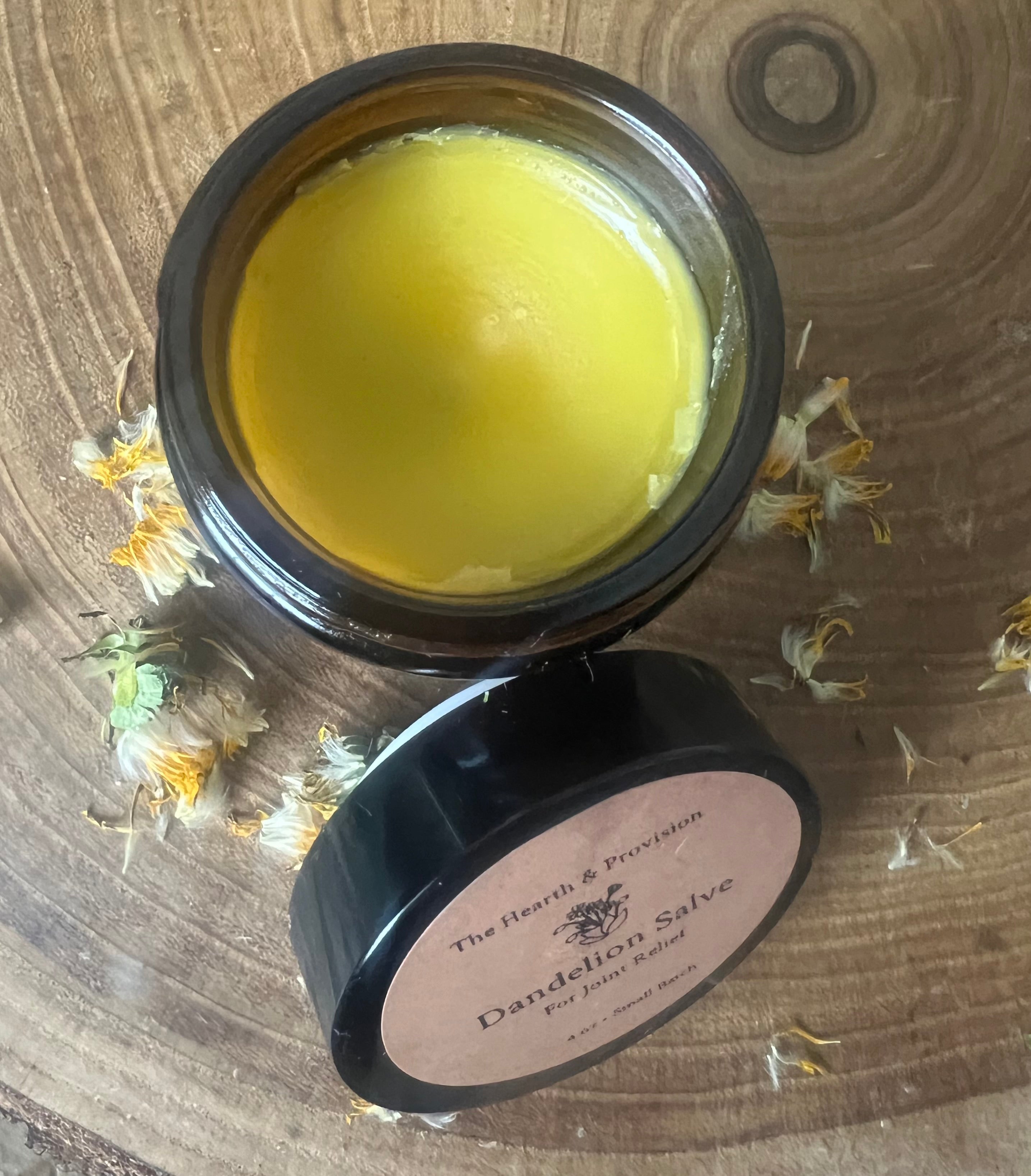 Dandelion Salve for Joint & Muscle Relief | Herbal Balm | Small Batch Apothecary | 4 oz
Untitled Mar22_12:30