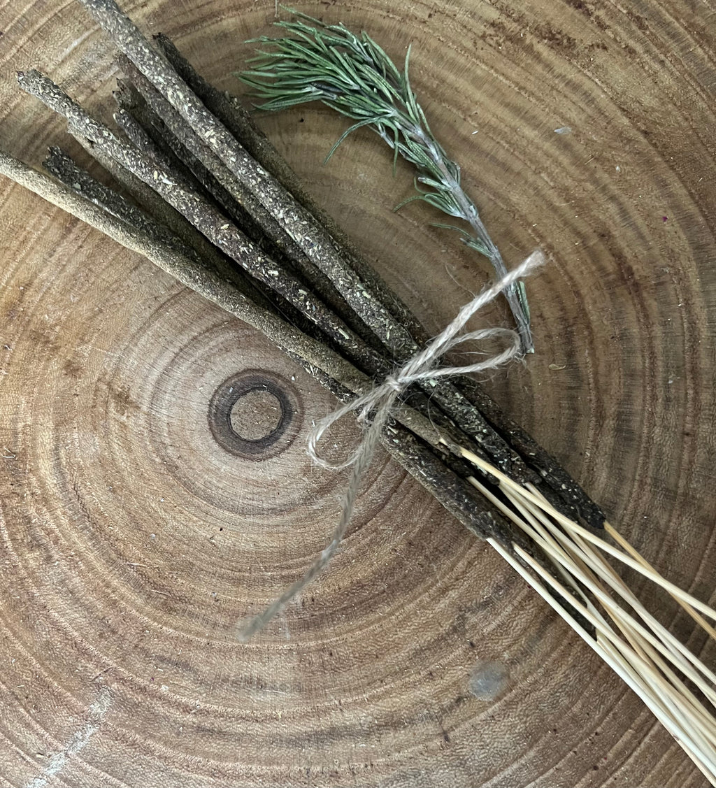 Quiet Hour Incense – Hand Rolled Calming Blend (15 Sticks)