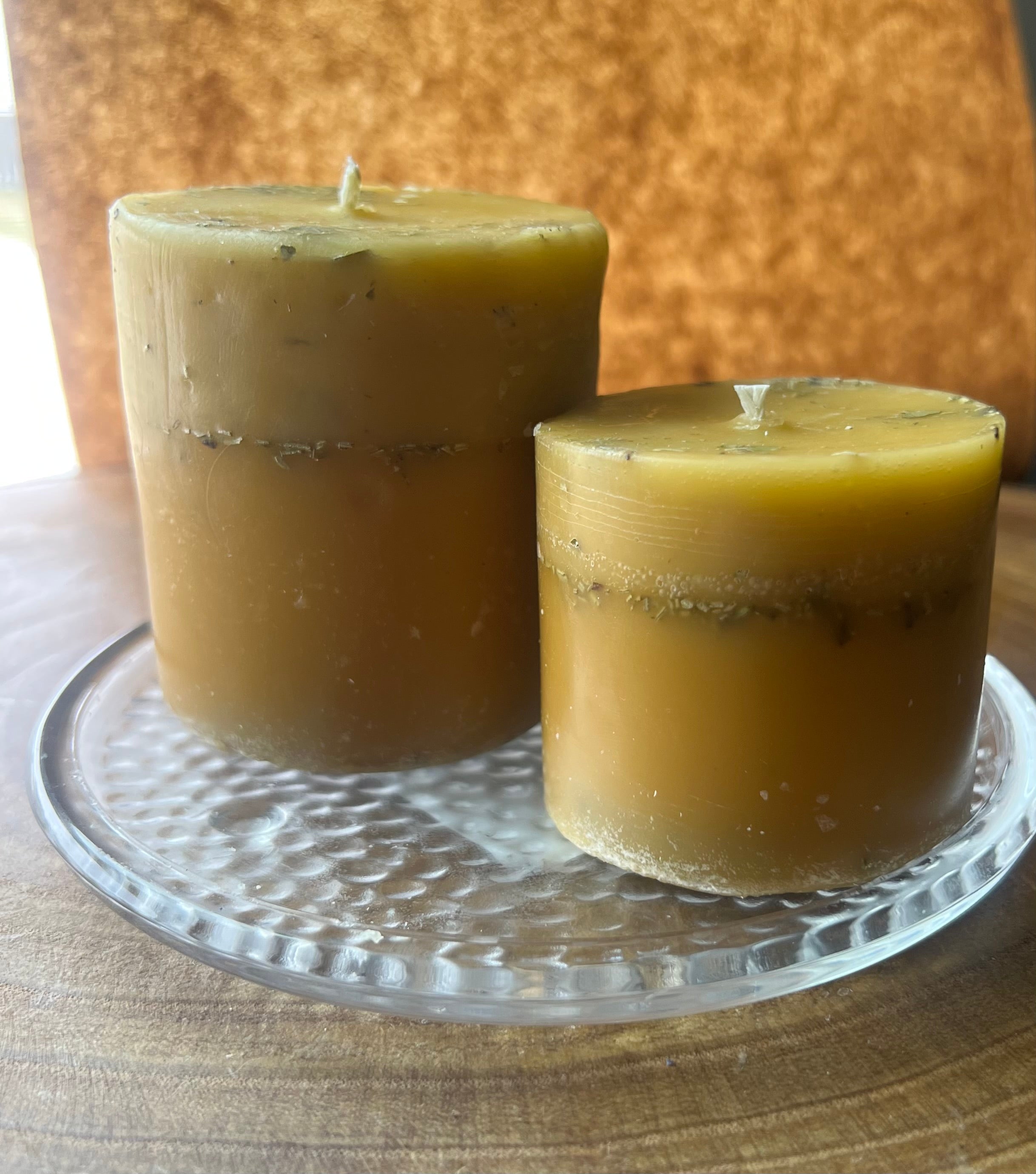 Beeswax Pillar Candle – Hand-Poured Hearth Candle | The Hearth & Provision
