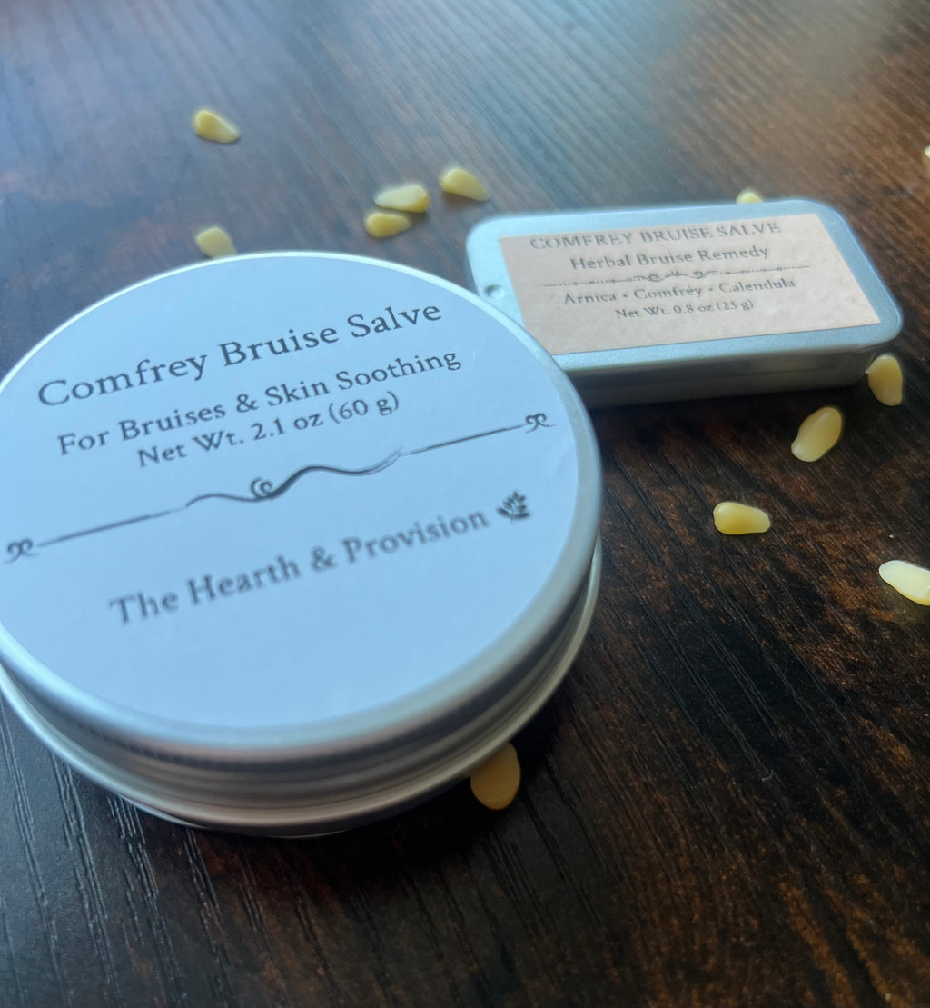 Comfrey Bruise Salve – Herbal Skin Balm for Bruises & Sore Muscles