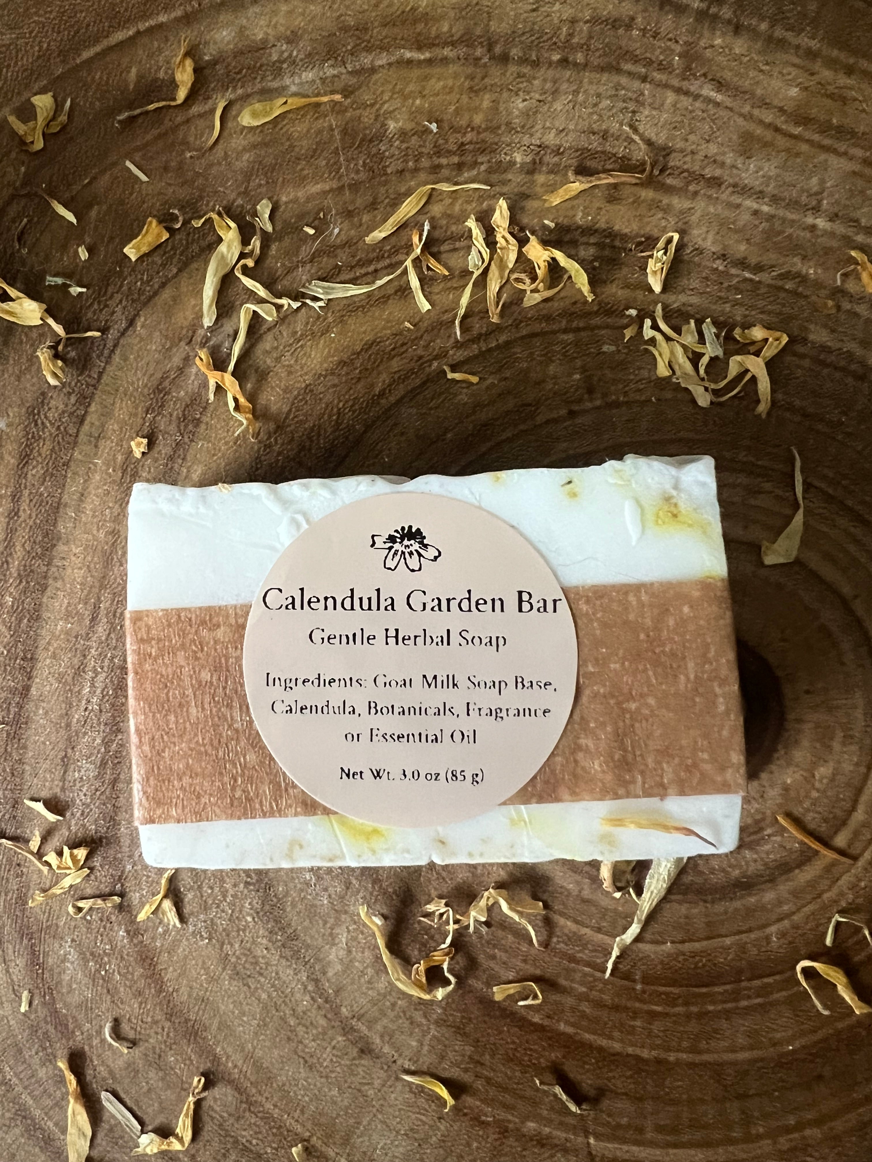 Calendula Garden Bar — Gentle Herbal Soap