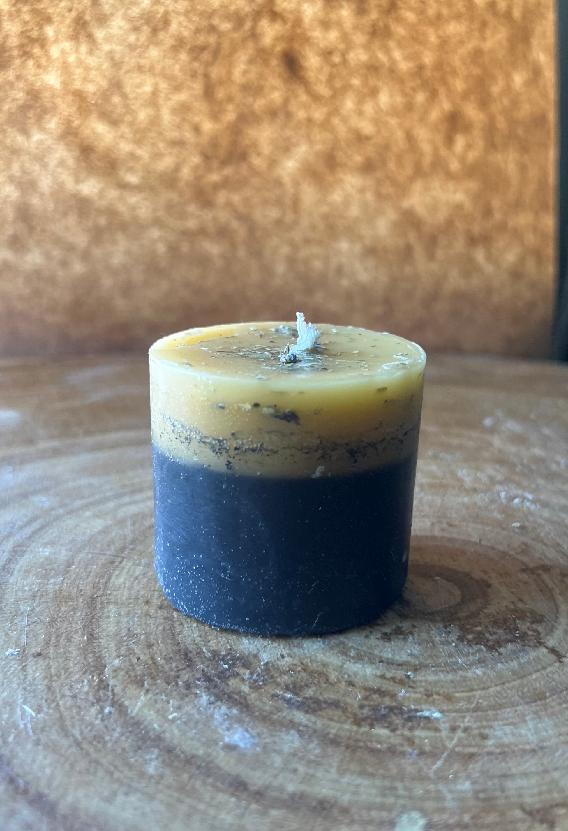 The Hearth Guard — Protective Beeswax Pillar Candle | Home Protection Candle | Handmade Apothecary Candle
