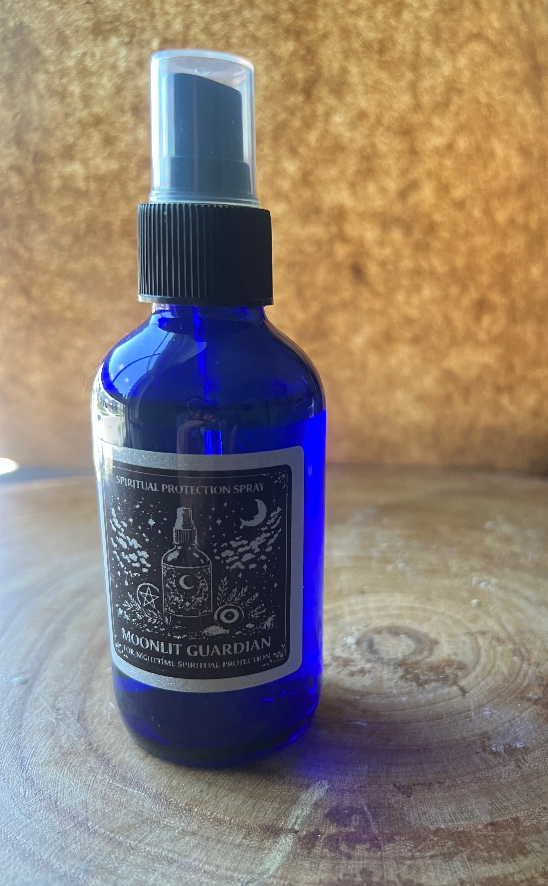 Moonlit Guardian — Night Protection Spray | Spiritual Protection Mist | Handmade Apothecary Spray