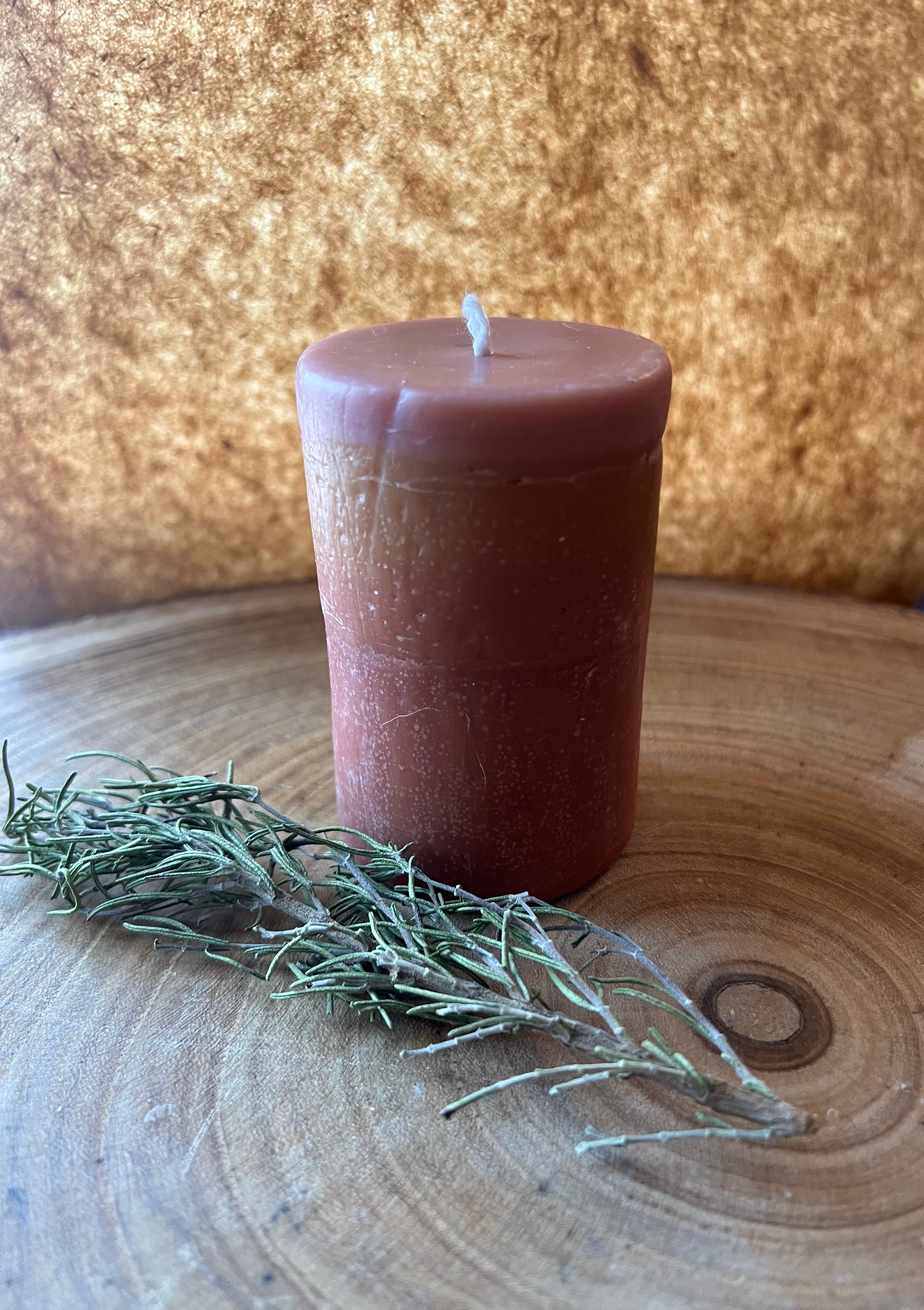 Terracotta Beeswax Hearth Candle