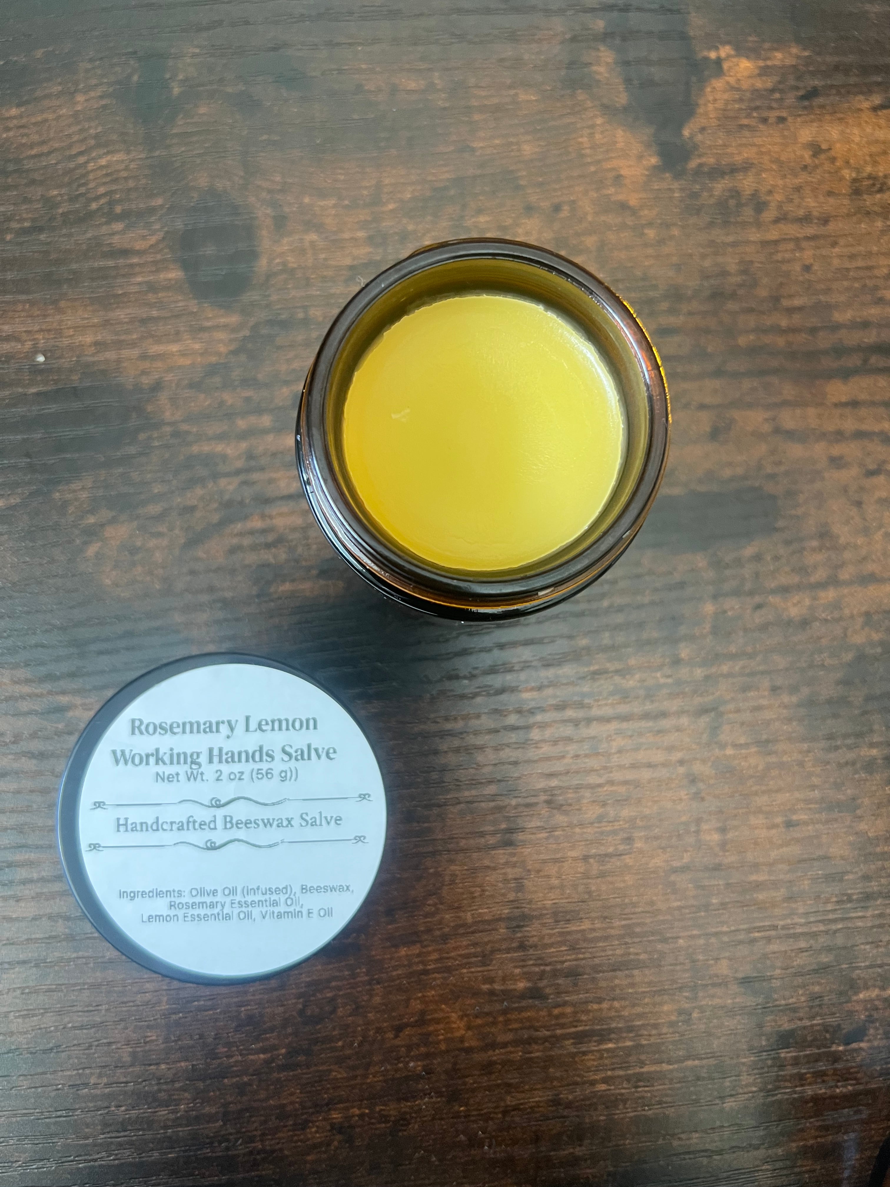 Calendula & Lavender Hand Salve – Beeswax Herbal Balm (2 oz)