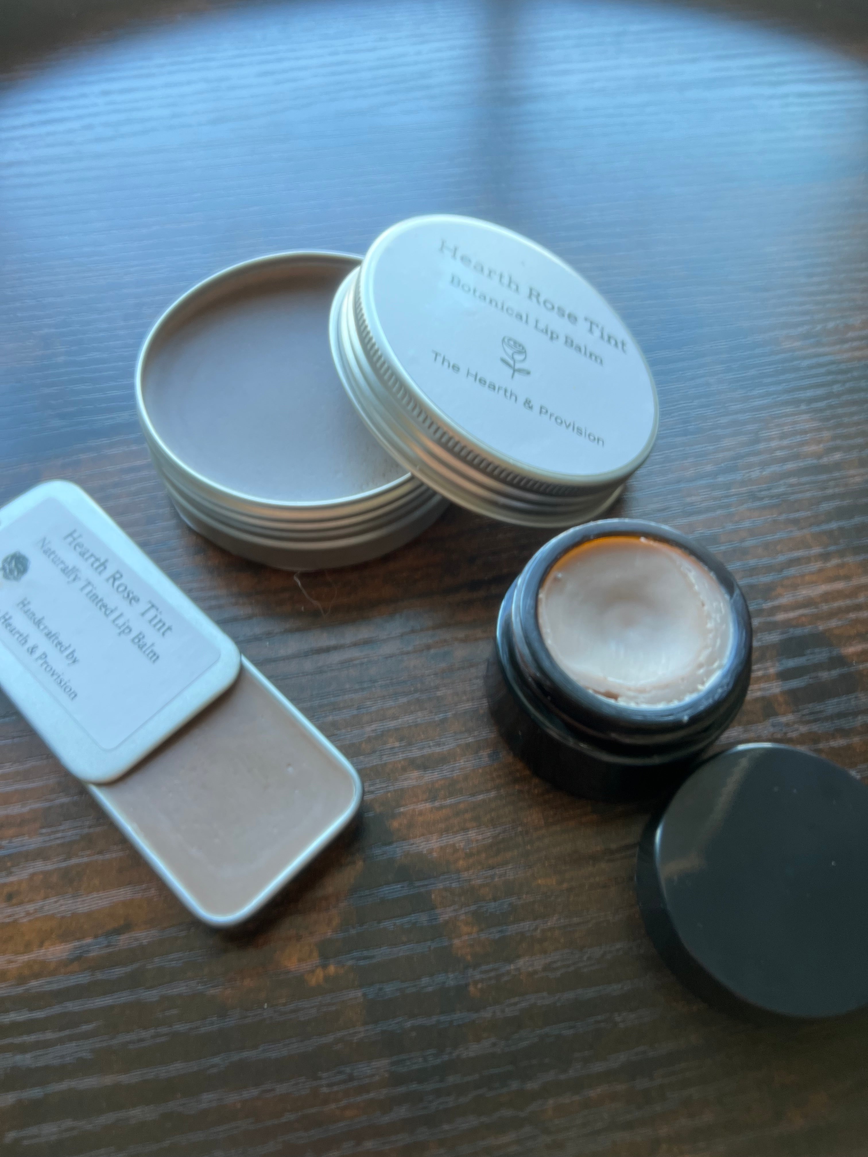 Hearth Rose Tint – Botanical Lip Balm & Multi-Use Balm | Alkanet-Infused Beeswax