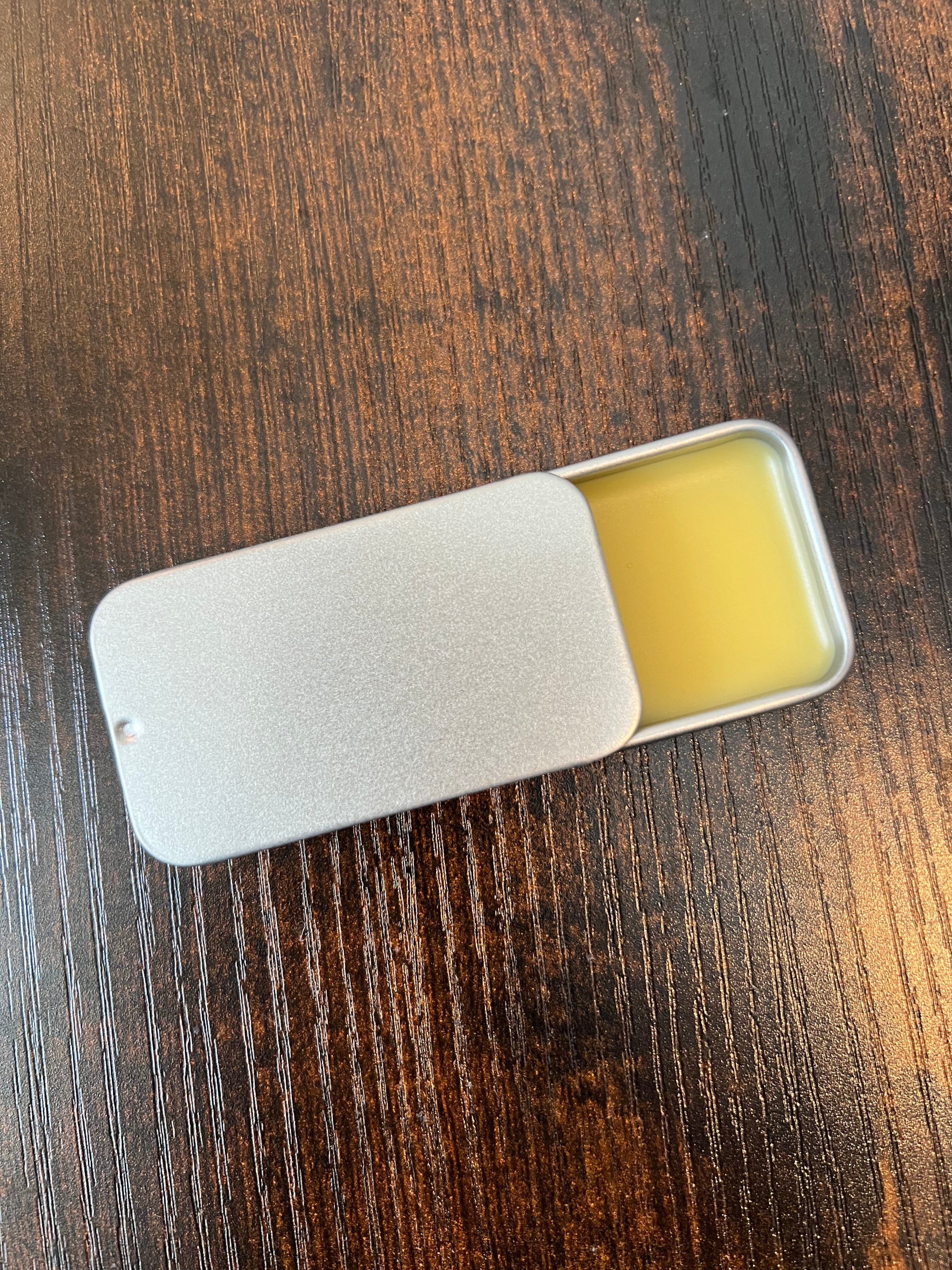 Calendula & Lavender Lip Balm – Beeswax Herbal Balm (Slide Tin)