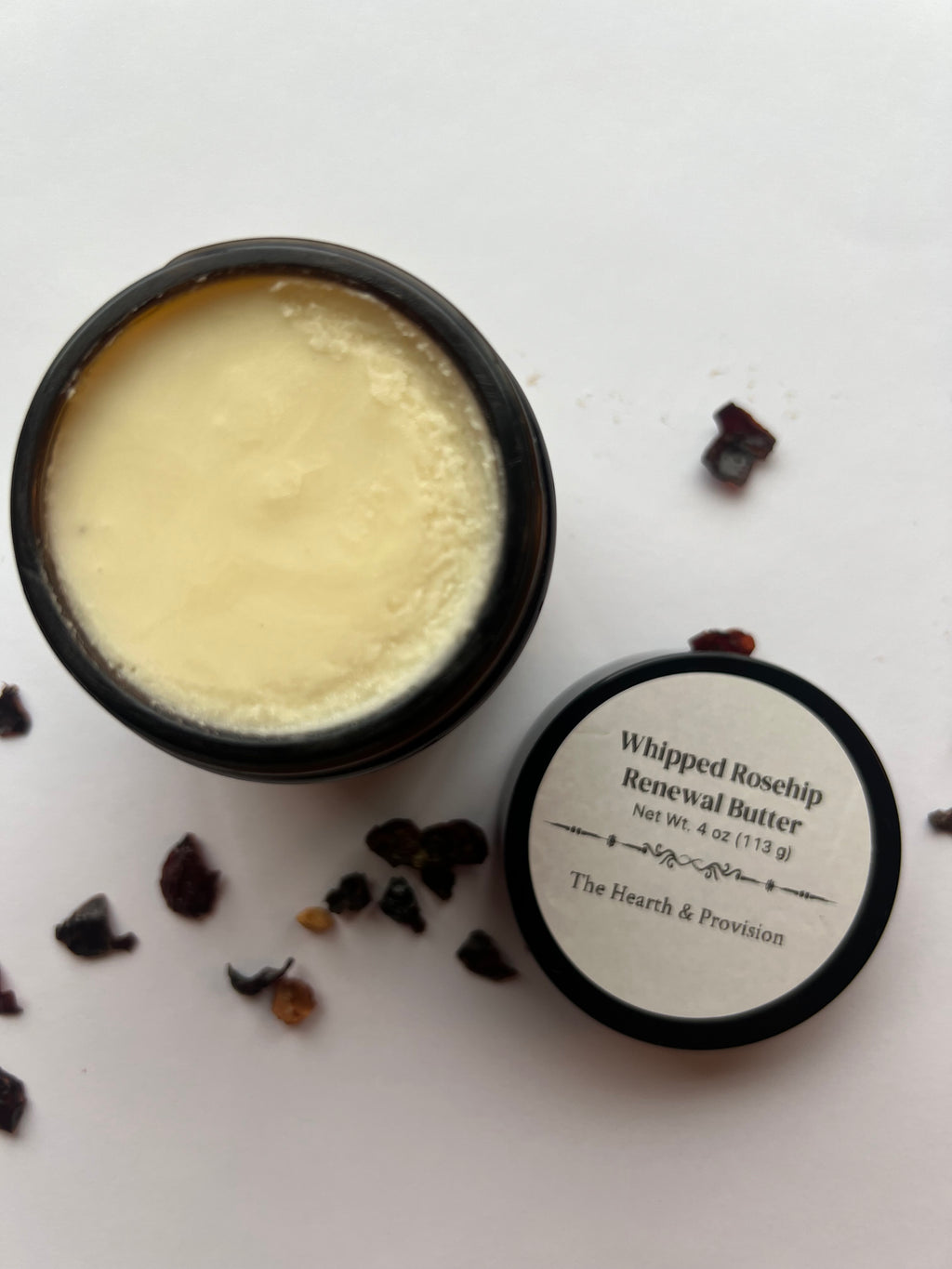 Whipped Rosehip Renewal Butter | Botanical Body Butter | 4 oz