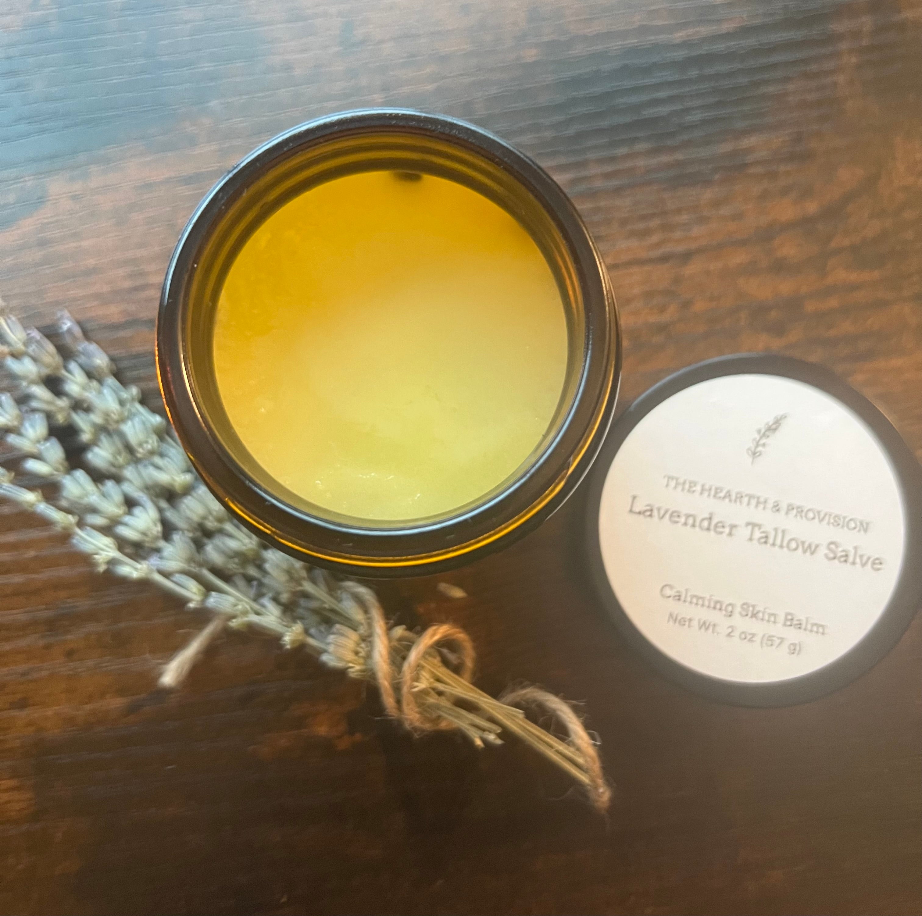 Lavender Tallow Salve – Calming Skin Balm (4 oz)