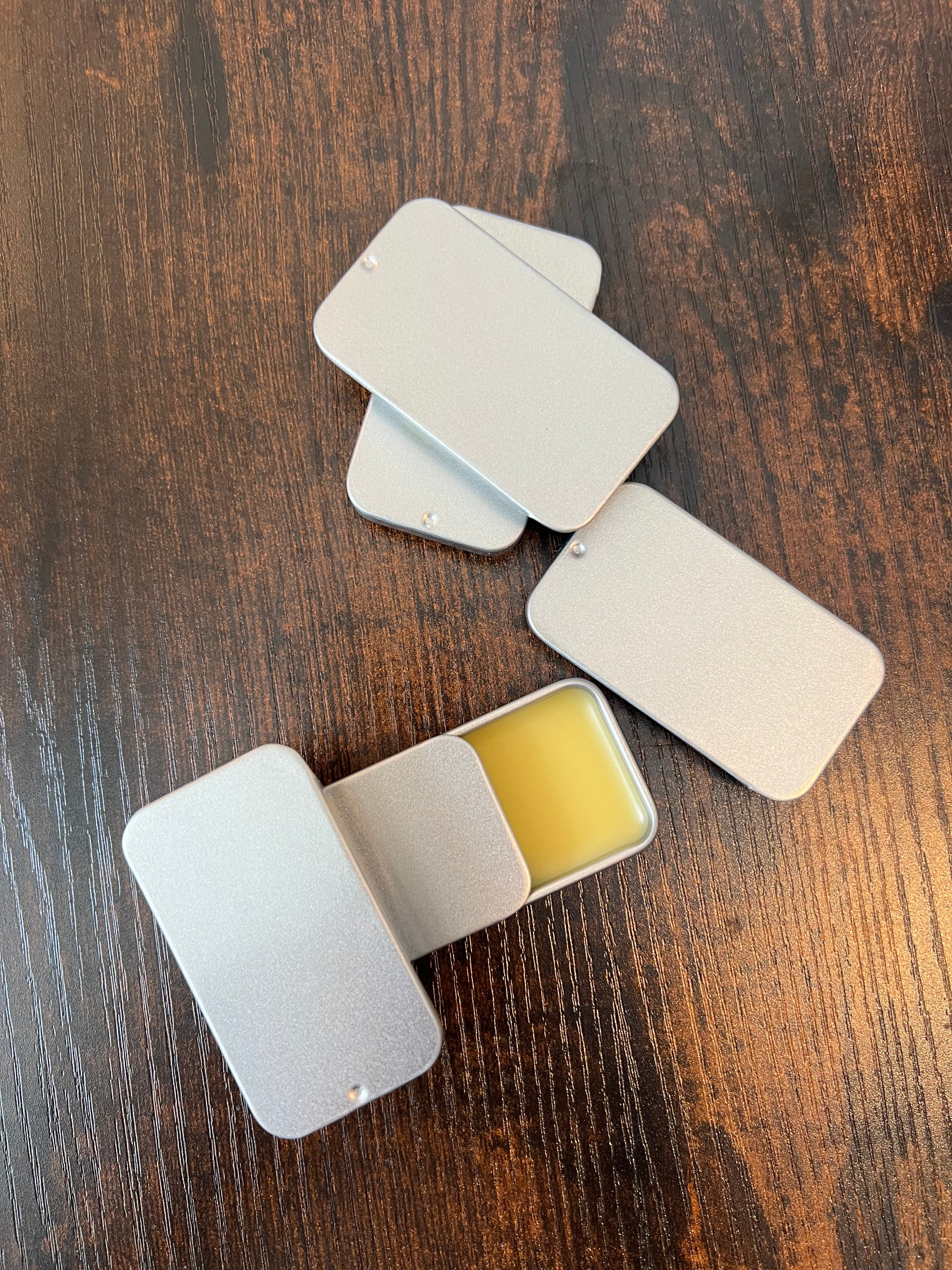 Calendula & Lavender Lip Balm – Beeswax Herbal Balm (Slide Tin)