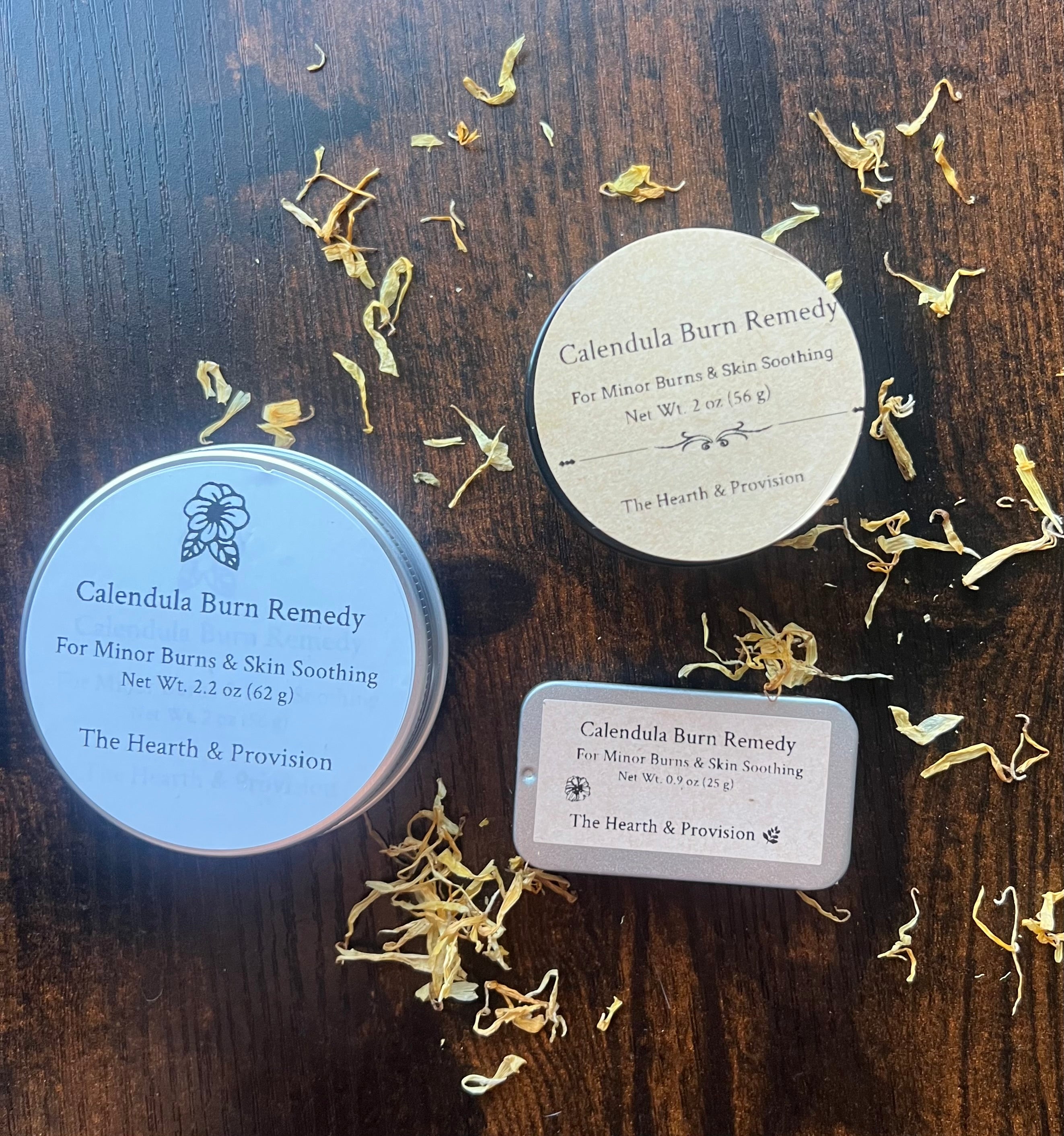 Calendula Burn Remedy – Herbal Skin Salve for Minor Burns & Irritated Skin