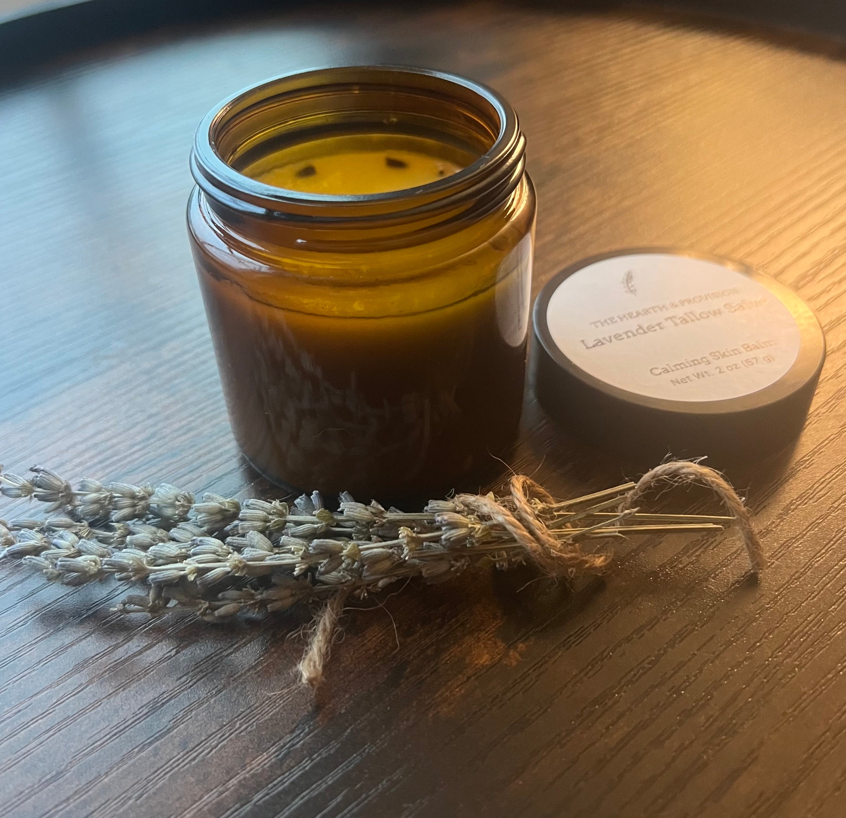 Lavender Tallow Salve – Calming Skin Balm (4 oz)