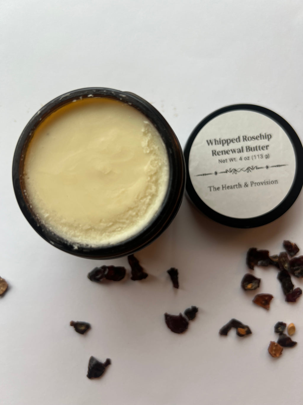 Whipped Rosehip Renewal Butter | Botanical Body Butter | 4 oz
